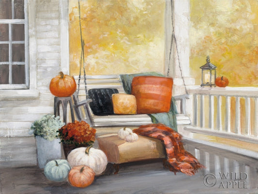 Reproduction of October Porch by Julia Purinton - Wall Decor Art