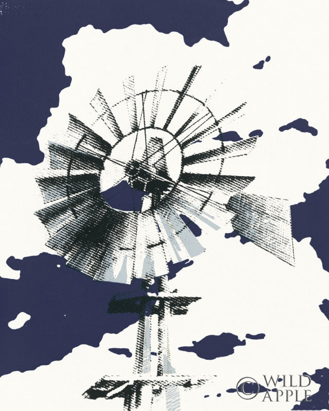 Reproduction of Texas Wind Navy Crop by Avery Tillmon - Wall Decor Art