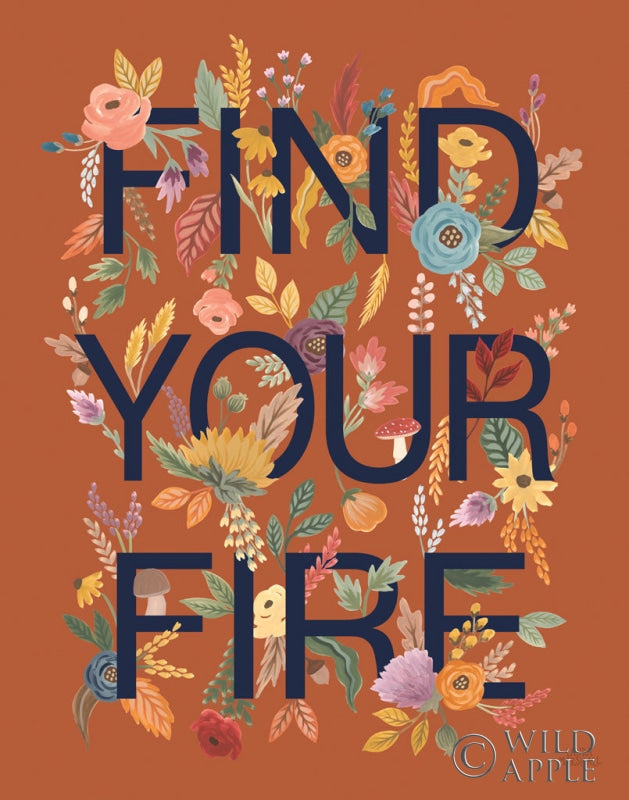 Reproduction of Harvest Garden III Rust by Laura Marshall - Wall Decor Art