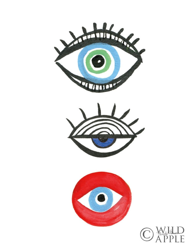 Reproduction of The Stare II by Farida Zaman - Wall Decor Art