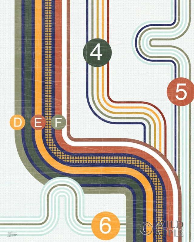 Reproduction of Retro Subway II by Melissa Averinos - Wall Decor Art