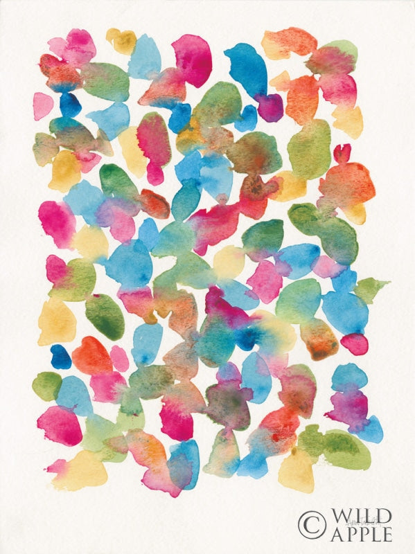 Reproduction of Colorful Abstract I by Anne Tavoletti - Wall Decor Art