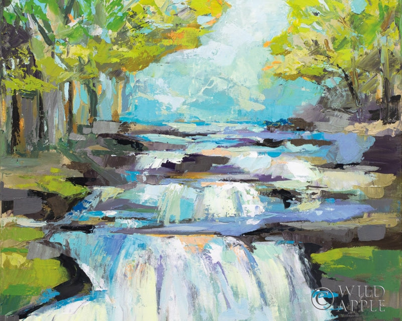 Reproduction of The Waterfall by Jeanette Vertentes - Wall Decor Art