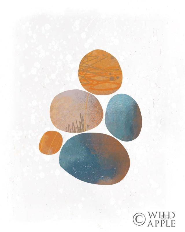 Reproduction of Collage Stones II by Melissa Averinos - Wall Decor Art