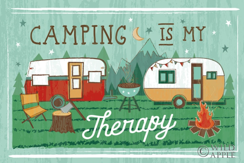Reproduction of Comfy Camping VIII by Melissa Averinos - Wall Decor Art