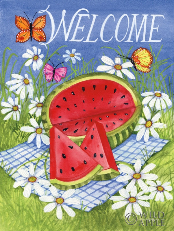 Reproduction of Summertime Welcome by Kathleen Parr McKenna - Wall Decor Art