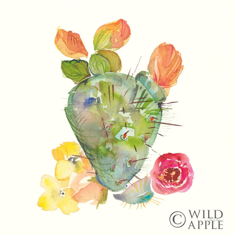 Reproduction of Succulent Desert III by Kristy Rice - Wall Decor Art