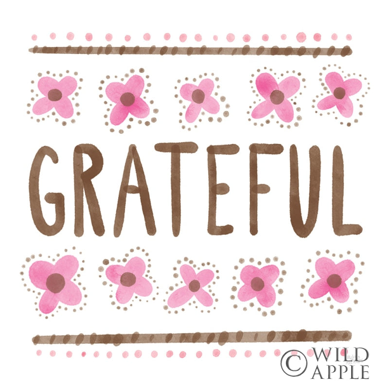 Reproduction of Grateful by Melissa Averinos - Wall Decor Art