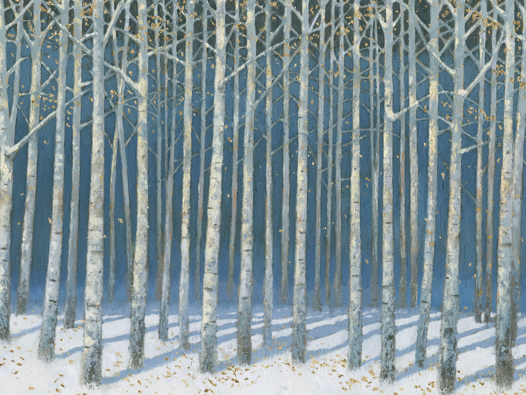 Reproduction of Shimmering Birches Crop by James Wiens - Wall Decor Art