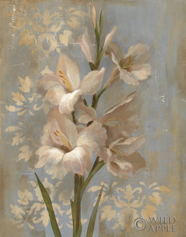 Reproduction of Gladiola Blue by Silvia Vassileva - Wall Decor Art