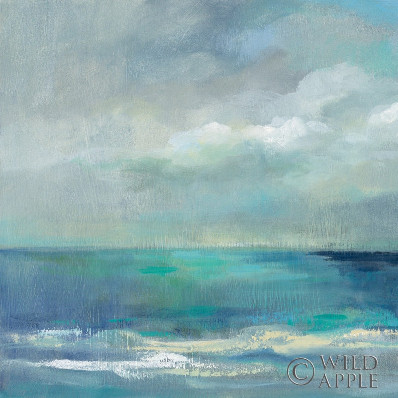 Reproduction of Clouds and Sea Crop II by Silvia Vassileva - Wall Decor Art
