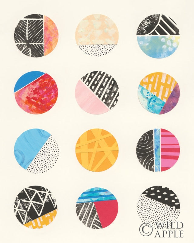 Reproduction of Repetition I by Courtney Prahl - Wall Decor Art