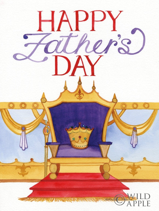 Reproduction of Happy Fathers Day by Kathleen Parr McKenna - Wall Decor Art