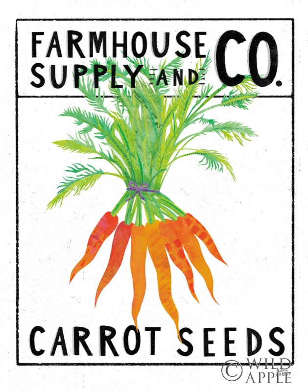 Reproduction of Kitchen Garden Seed Packet IV by Melissa Averinos - Wall Decor Art