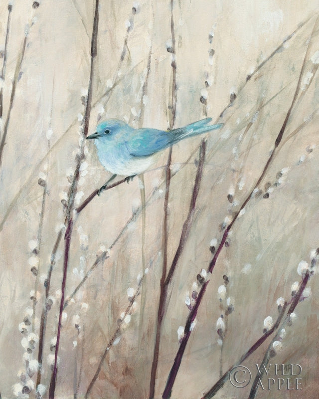 Reproduction of Pretty Birds Neutral Crop by Julia Purinton - Wall Decor Art