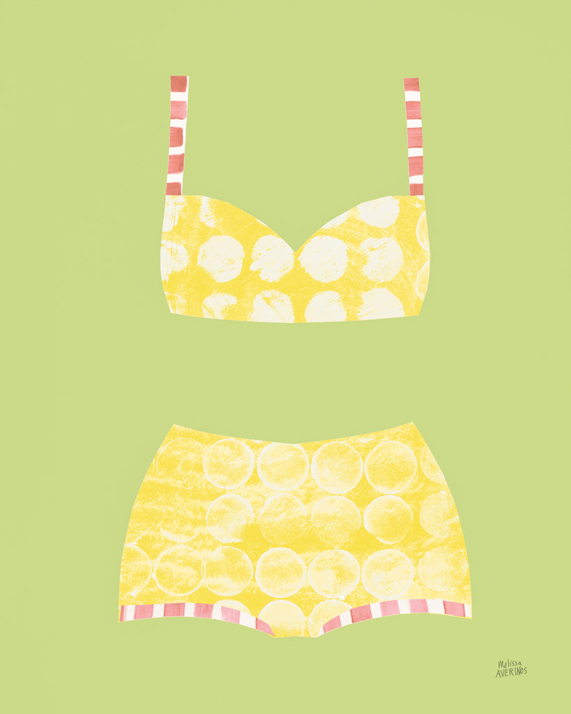 Reproduction of Bathing Beauties I Pastel by Melissa Averinos - Wall Decor Art