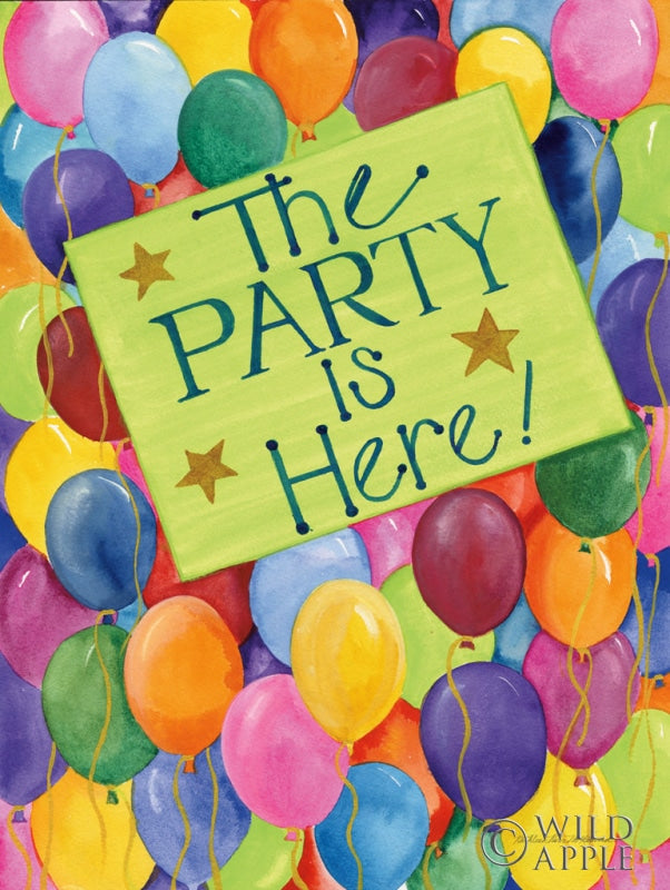 Reproduction of The Party is Here by Kathleen Parr McKenna - Wall Decor Art