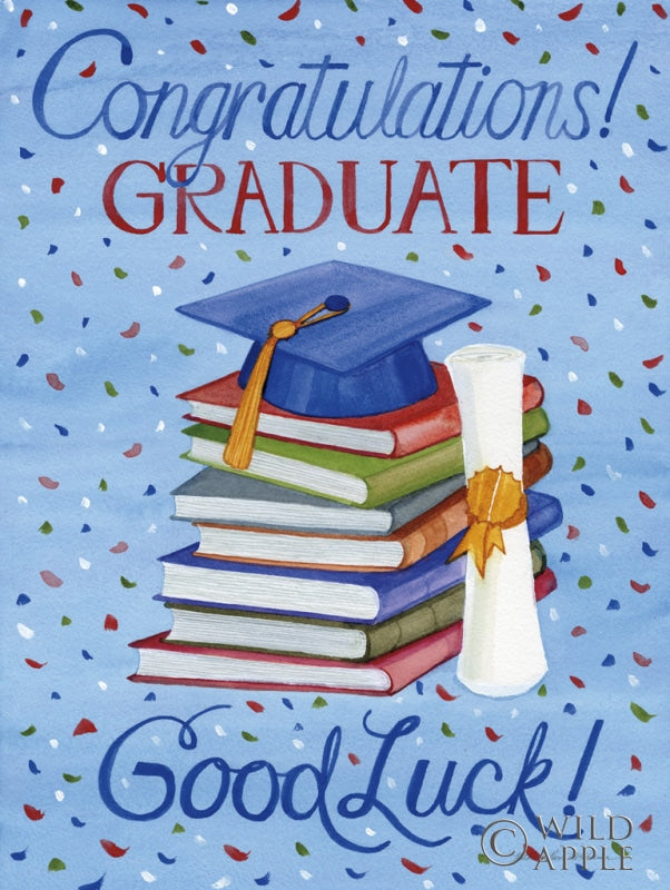 Reproduction of Congratulations Graduate by Kathleen Parr McKenna - Wall Decor Art