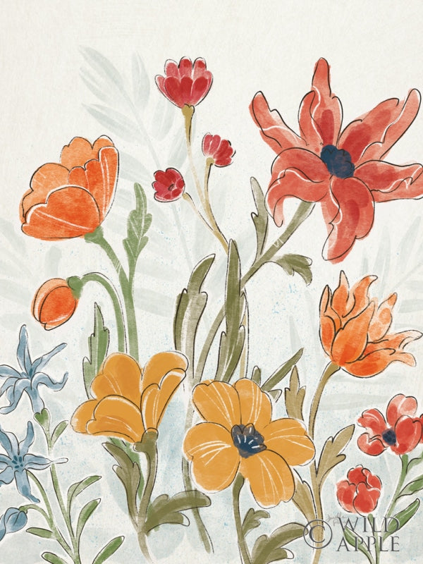 Reproduction of Spiced Petals II No Butterfly Crop by Janelle Penner - Wall Decor Art