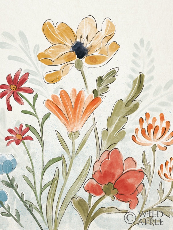 Reproduction of Spiced Petals III No Butterfly Crop by Janelle Penner - Wall Decor Art