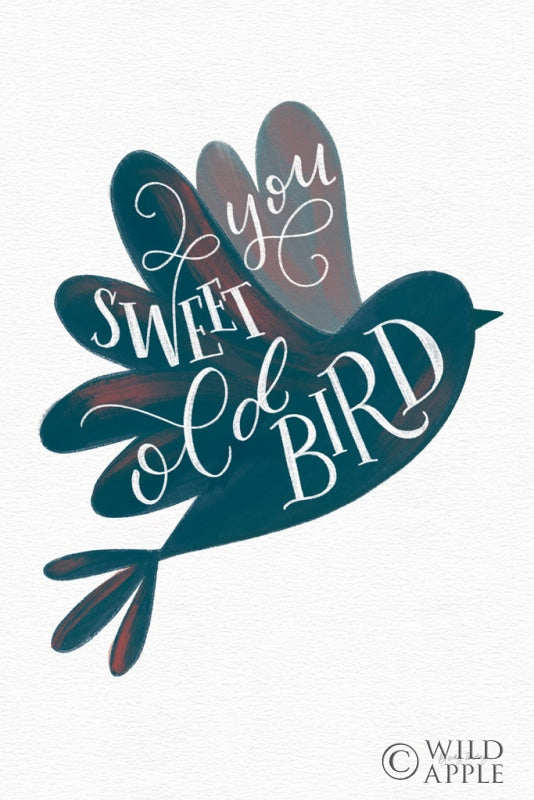 Reproduction of Sweet Old Bird by Becky Thorns - Wall Decor Art