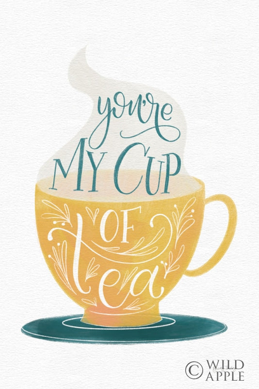 Reproduction of My Cup of Tea by Becky Thorns - Wall Decor Art