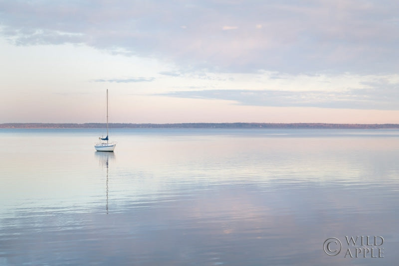 Reproduction of Sailboat in Bellingham Bay I by Alan Majchrowicz - Wall Decor Art