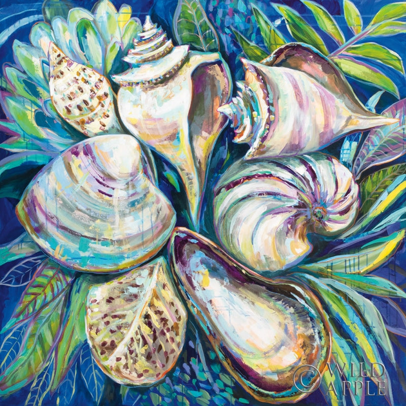 Reproduction of Tropical by Jeanette Vertentes - Wall Decor Art