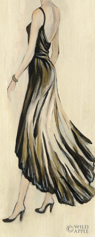 Reproduction of Evening Gown IV Crop by Silvia Vassileva - Wall Decor Art