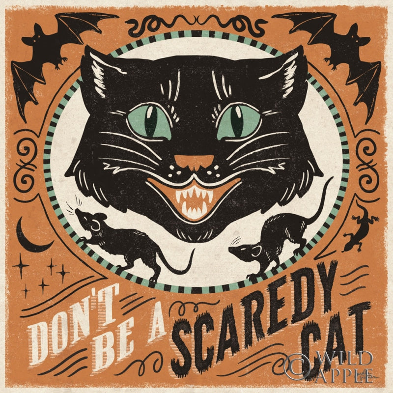 Reproduction of Scaredy Cats III by Janelle Penner - Wall Decor Art