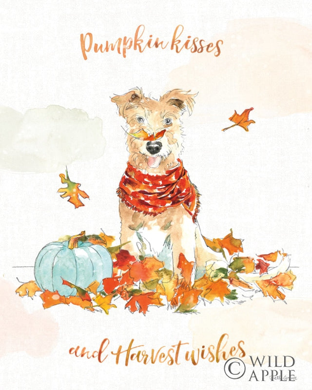 Reproduction of Harvest Dogs II by Beth Grove - Wall Decor Art