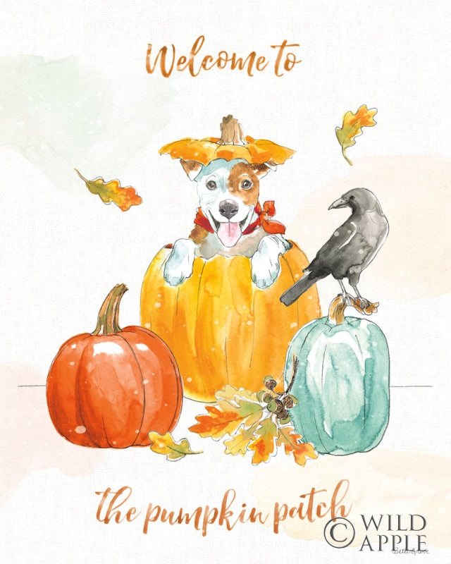 Reproduction of Harvest Dogs IV by Beth Grove - Wall Decor Art