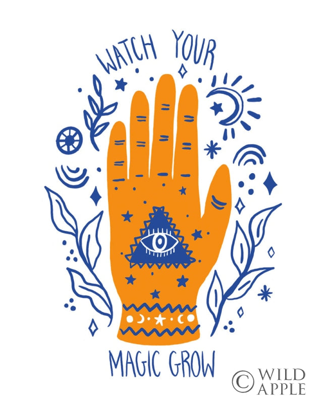 Reproduction of Palm Reading II by Farida Zaman - Wall Decor Art