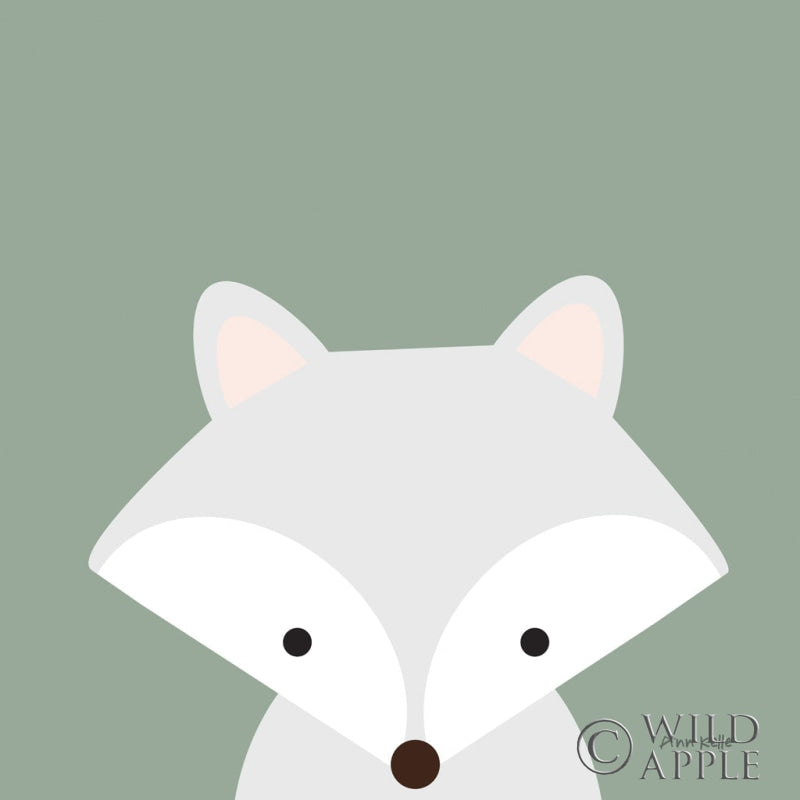 Reproduction of Cuddly Fox Sage by Ann Kelle - Wall Decor Art