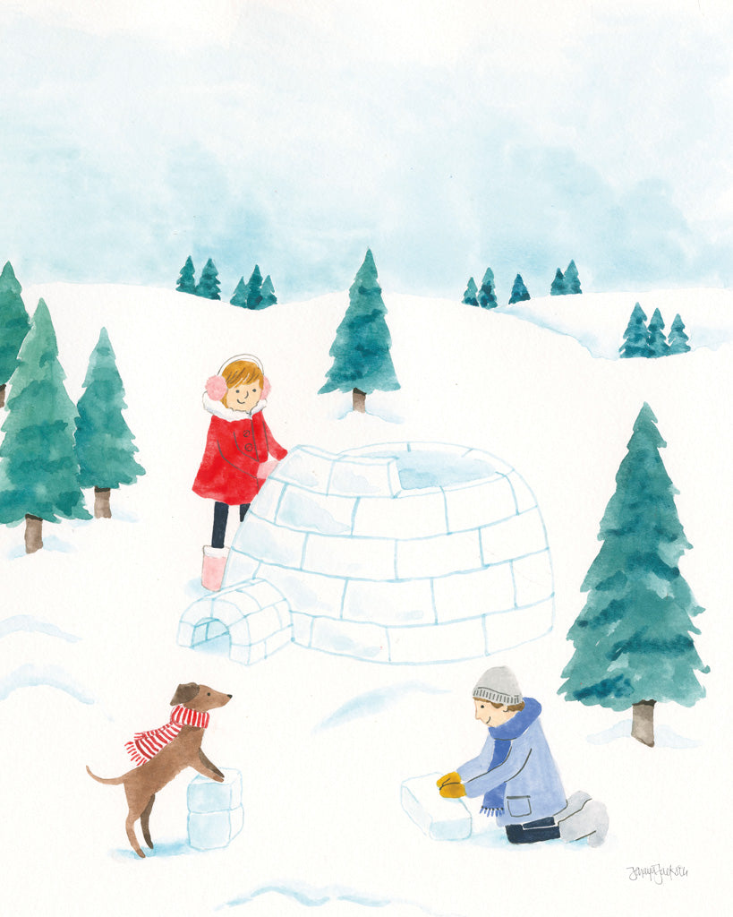 Reproduction of Winter Scene I by Jenaya Jackson - Wall Decor Art