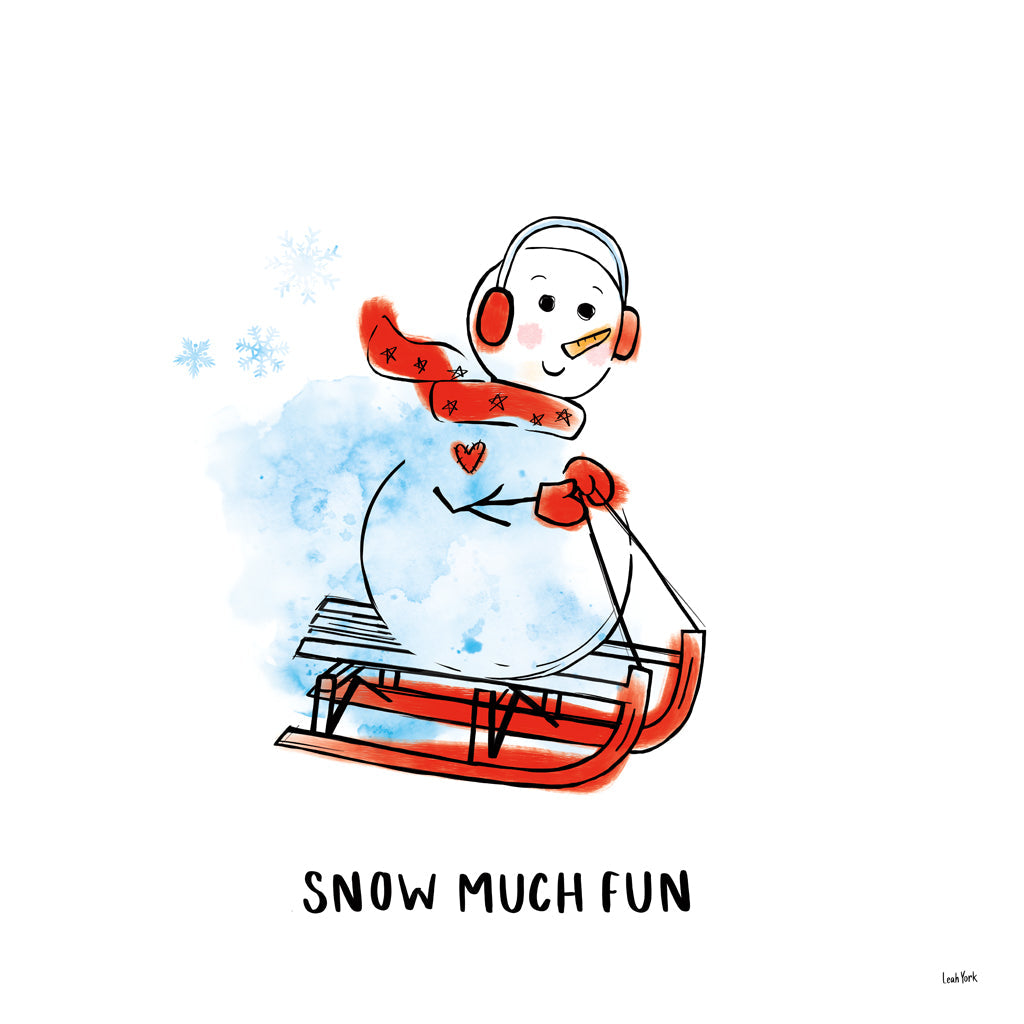 Snow Much Fun I Posters Prints & Visual Artwork