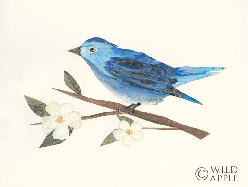 Reproduction of Birds and Blossoms II by Courtney Prahl - Wall Decor Art