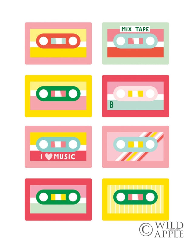 Reproduction of Lets Listen to Music III by Ann Kelle - Wall Decor Art