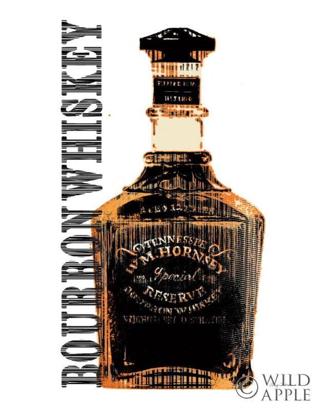 Reproduction of Bourbon Whiskey by Avery Tillmon - Wall Decor Art