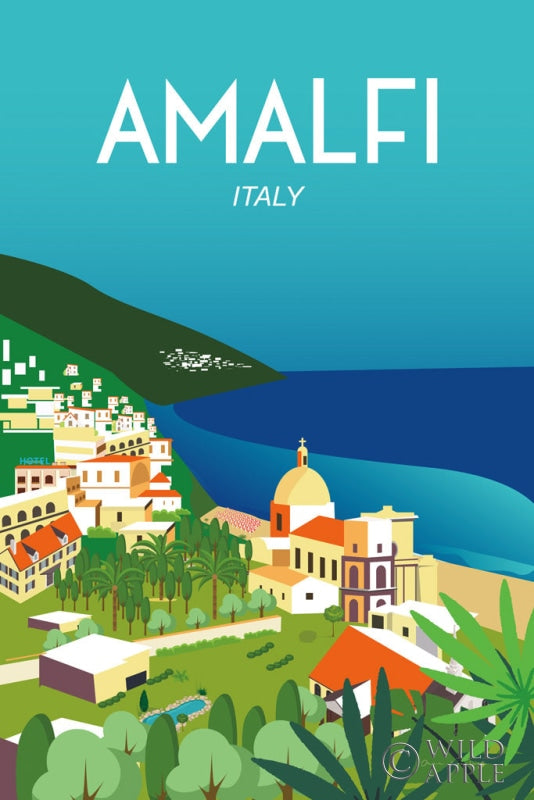 Reproduction of Amalfi by Omar Escalante - Wall Decor Art
