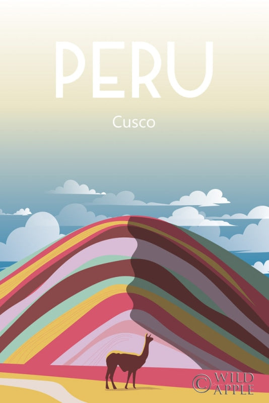 Reproduction of Peru by Omar Escalante - Wall Decor Art