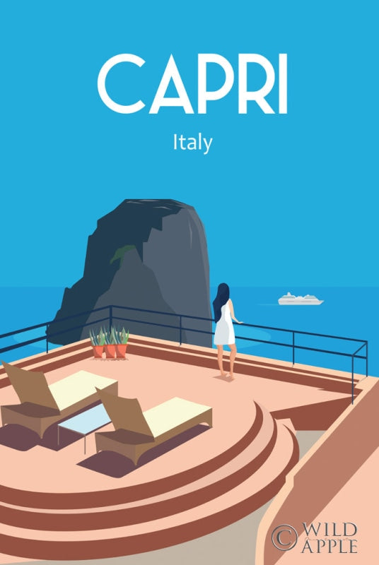 Reproduction of Capri by Omar Escalante - Wall Decor Art