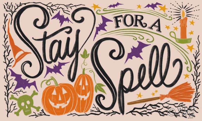 Reproduction of Stay For A Spell I Color by Anne Tavoletti - Wall Decor Art