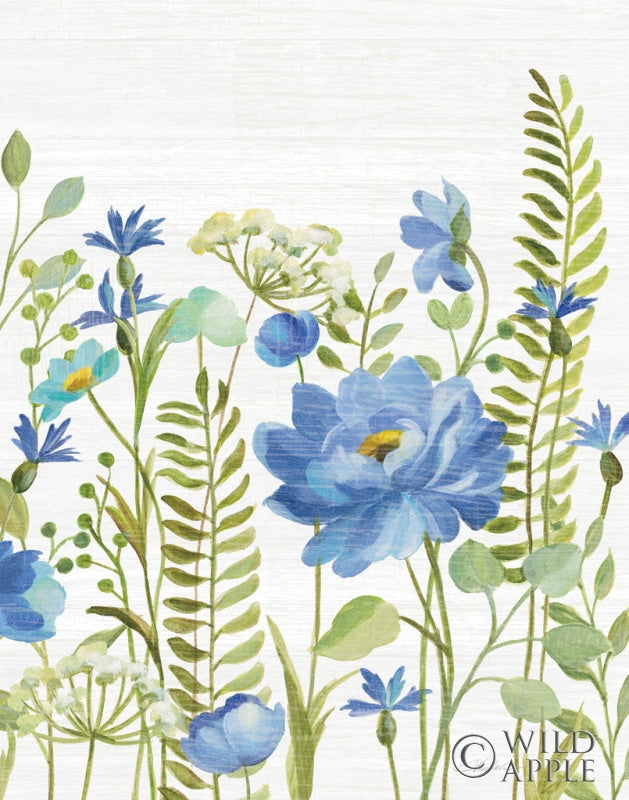 Reproduction of Botanical Blue VIII by Silvia Vassileva - Wall Decor Art