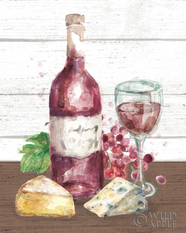 Reproduction of Sweet Vines III Walnut by Mary Urban - Wall Decor Art