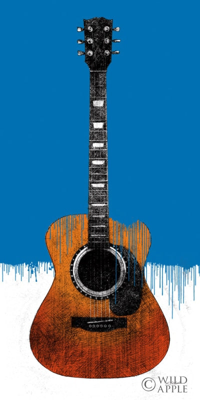 Reproduction of Garage Band II Paint by Mike Schick - Wall Decor Art