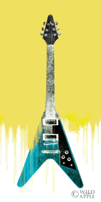 Reproduction of Garage Band III Paint by Mike Schick - Wall Decor Art