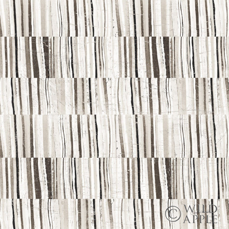 Reproduction of Neutral Stripes II by Cheryl Warrick - Wall Decor Art