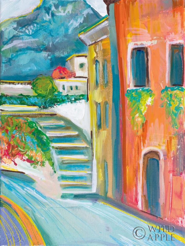 Reproduction of Positano II by Jeanette Vertentes - Wall Decor Art