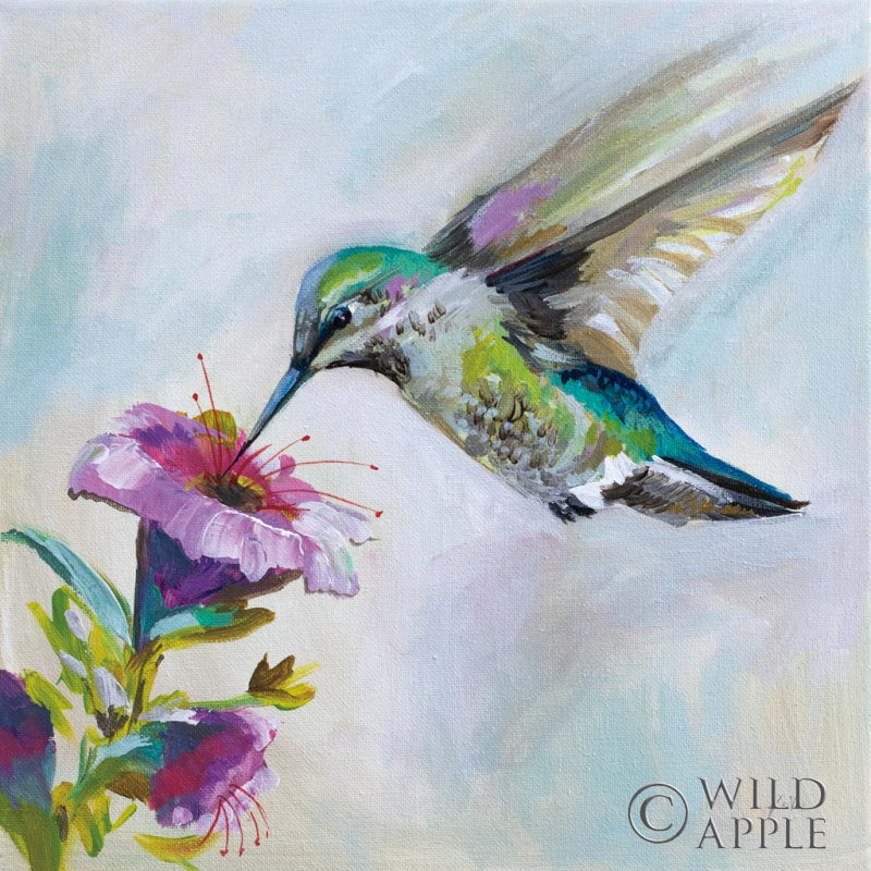 Reproduction of Hummingbird II by Jeanette Vertentes - Wall Decor Art